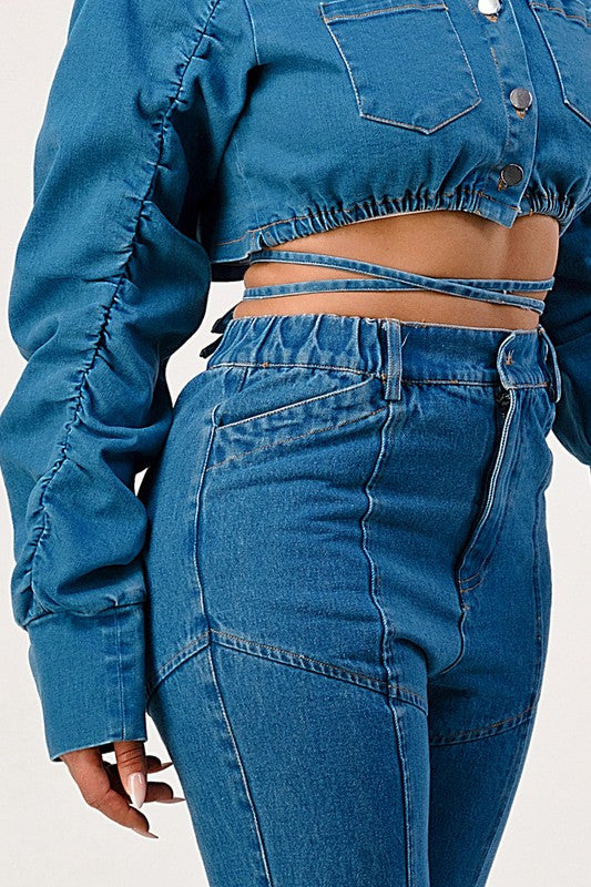 Cropped Denim Jacket