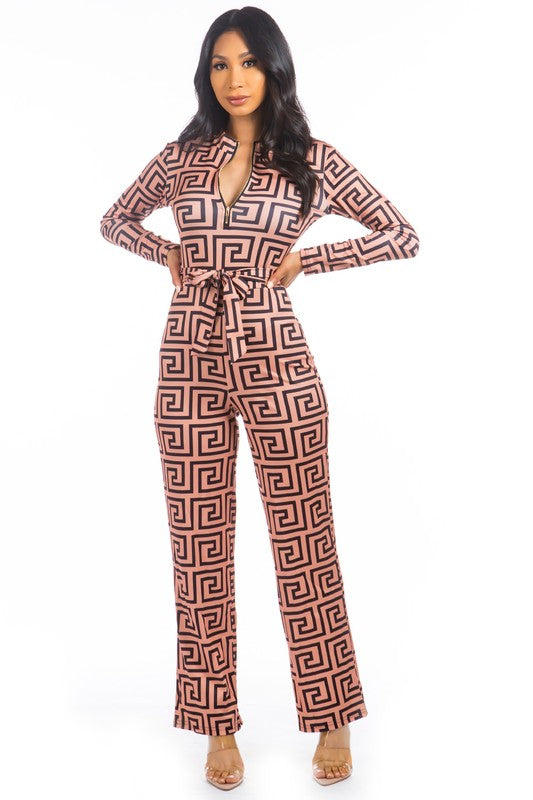 Straight-leg pant Jumpsuit