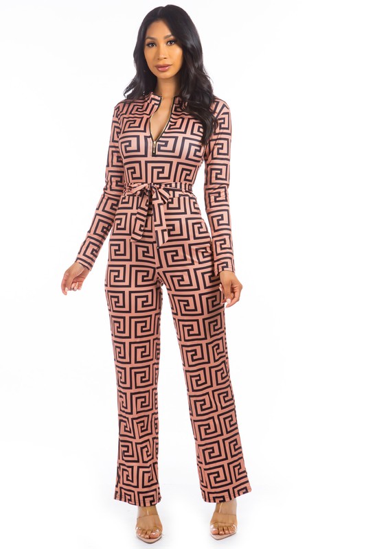 Straight-leg pant Jumpsuit