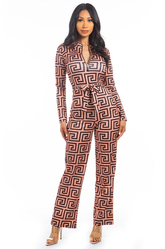 Straight-leg pant Jumpsuit