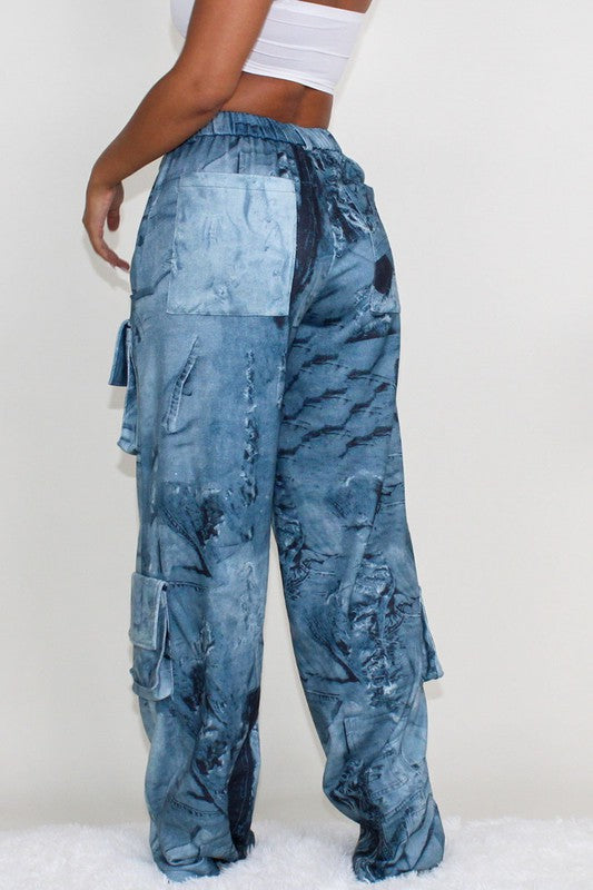 Tie Dye Cargo Pants