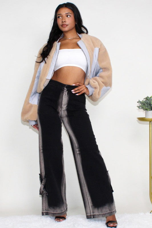 Sherpa Cropped Jacket